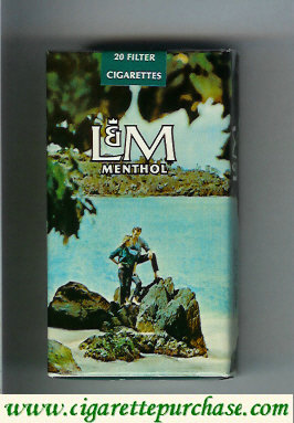 L&M Menthol 20 Filter 100s cigarettes soft box
